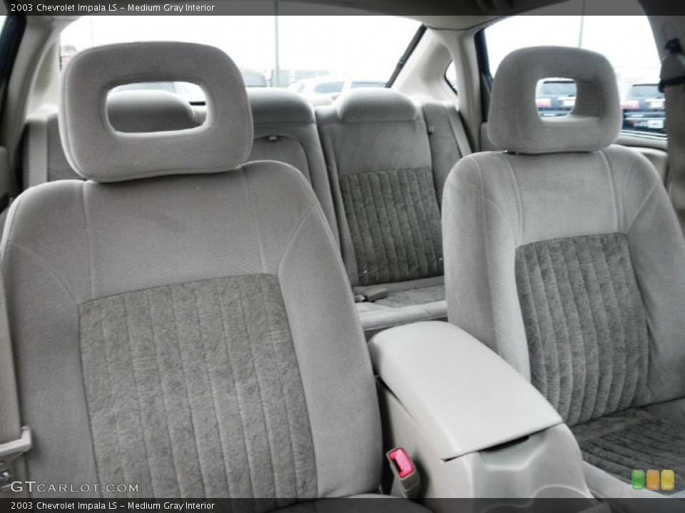 Medium Gray Interior Rear Seat for the 2003 Chevrolet Impala LS #77573938