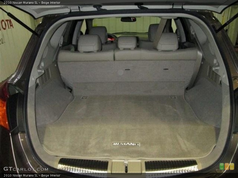 Beige Interior Trunk for the 2010 Nissan Murano SL #77574183
