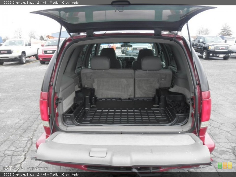 Medium Gray Interior Trunk for the 2002 Chevrolet Blazer LS 4x4 #77574470