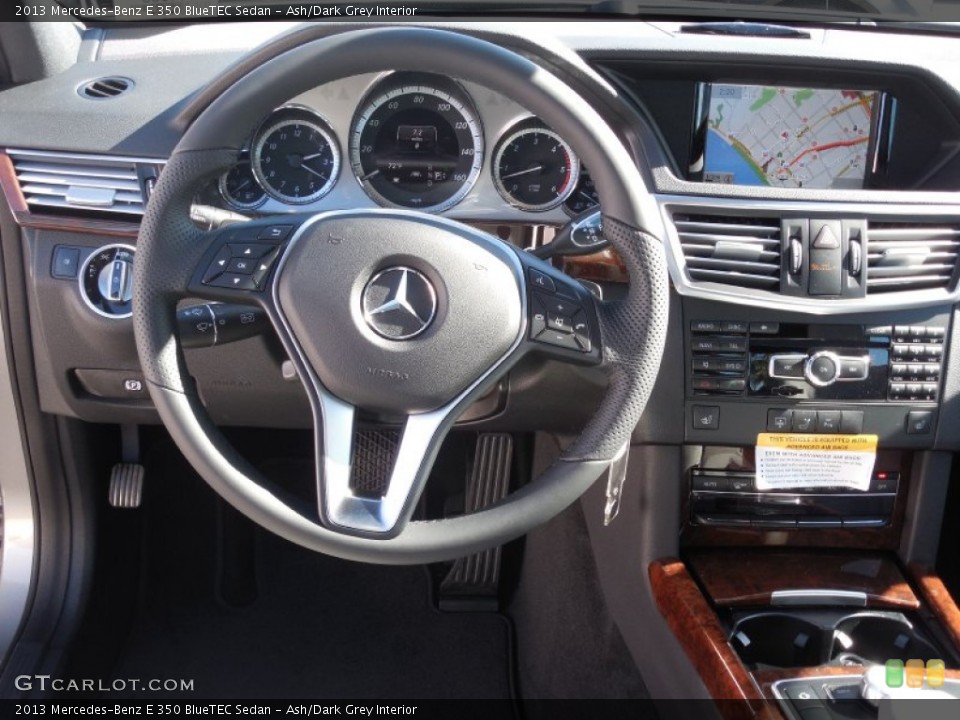 Ash/Dark Grey Interior Steering Wheel for the 2013 Mercedes-Benz E 350 BlueTEC Sedan #77574765