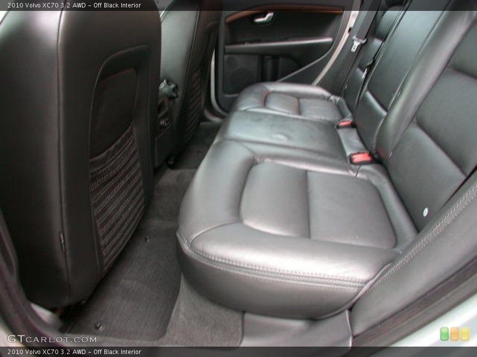 Off Black Interior Rear Seat for the 2010 Volvo XC70 3.2 AWD #77574867