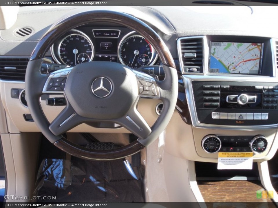 Almond Beige Interior Dashboard for the 2013 Mercedes-Benz GL 450 4Matic #77575353
