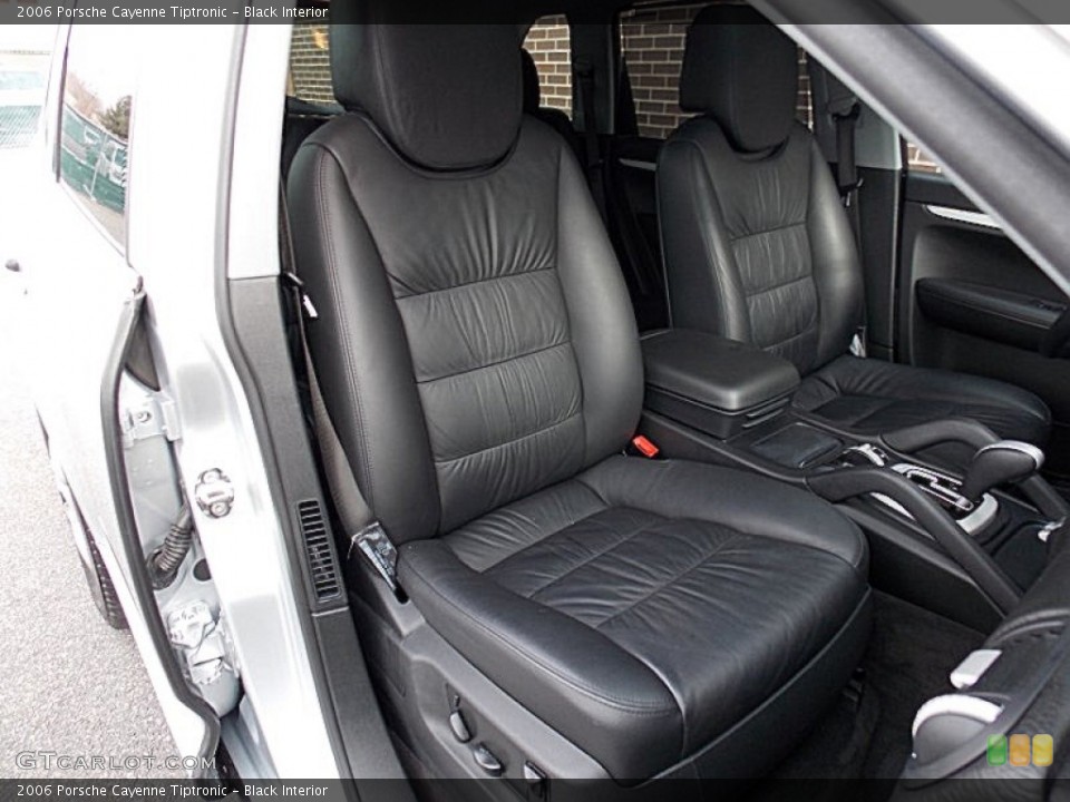 Black Interior Front Seat for the 2006 Porsche Cayenne Tiptronic #77576032