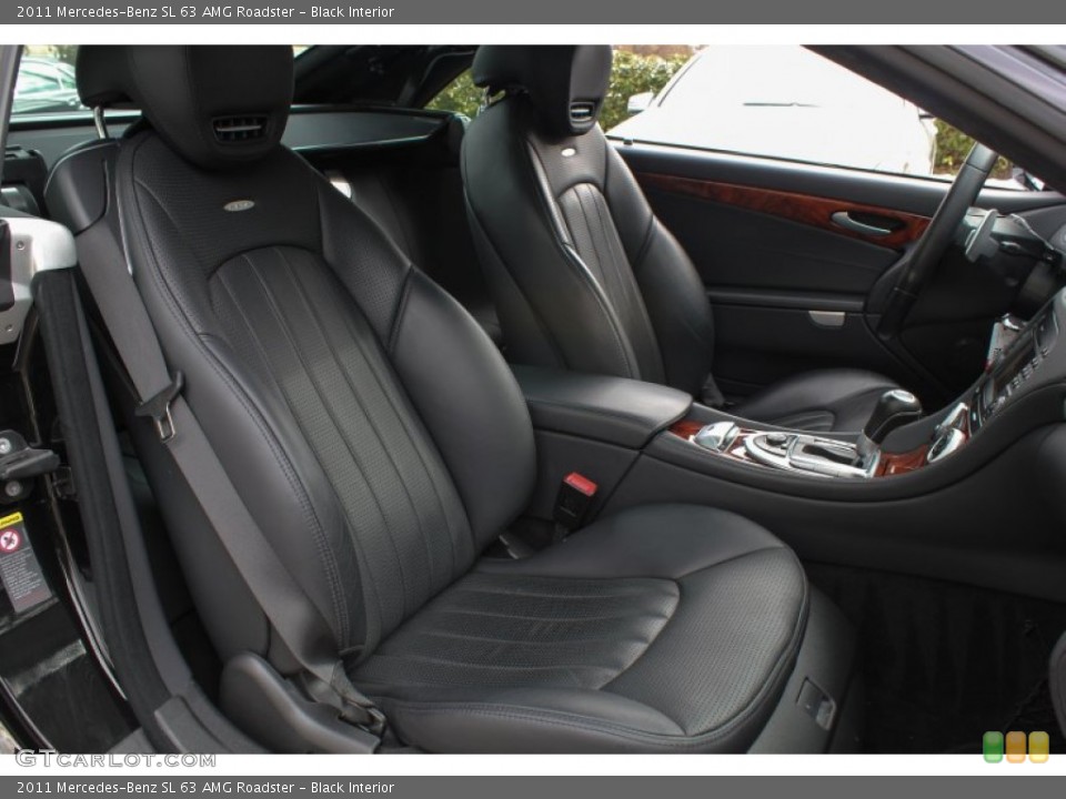 Black Interior Photo for the 2011 Mercedes-Benz SL 63 AMG Roadster #77576472