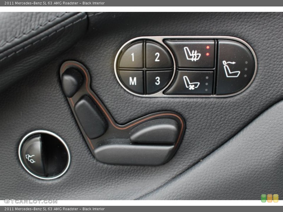 Black Interior Controls for the 2011 Mercedes-Benz SL 63 AMG Roadster #77576541