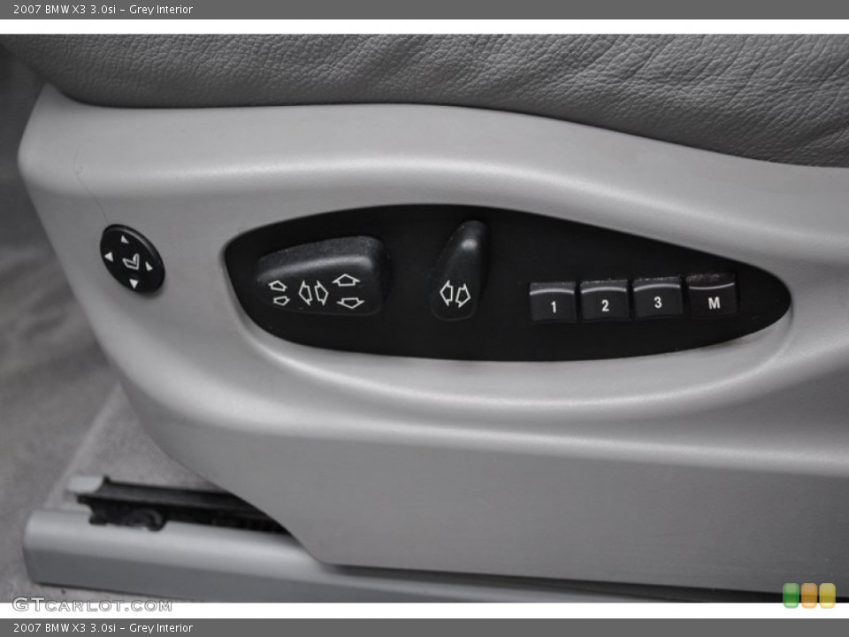 Grey Interior Controls for the 2007 BMW X3 3.0si #77576661