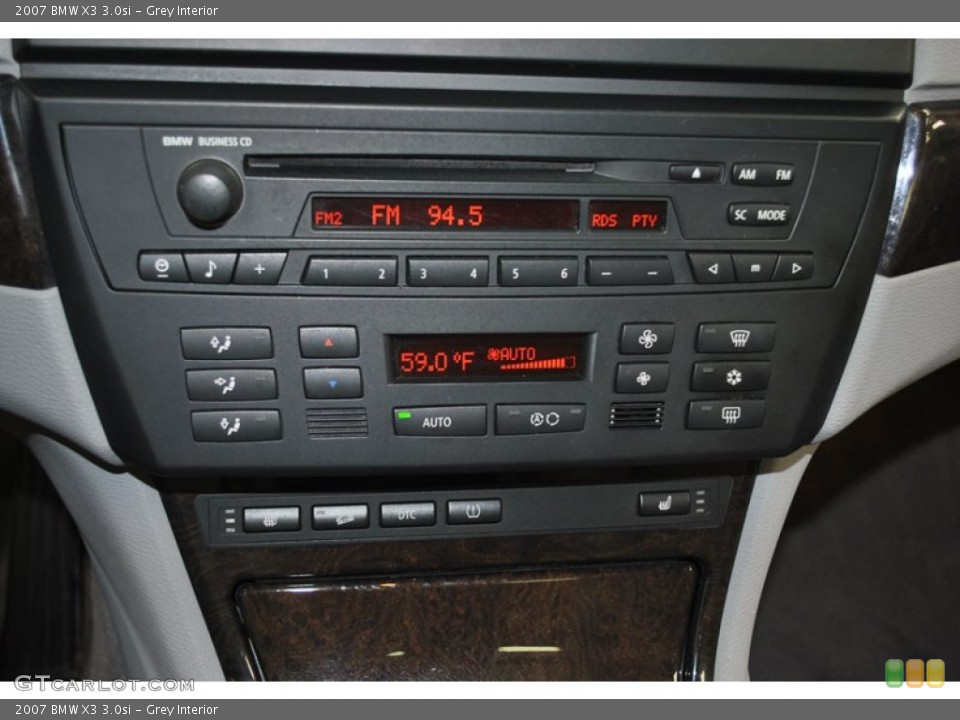 Grey Interior Controls for the 2007 BMW X3 3.0si #77576760