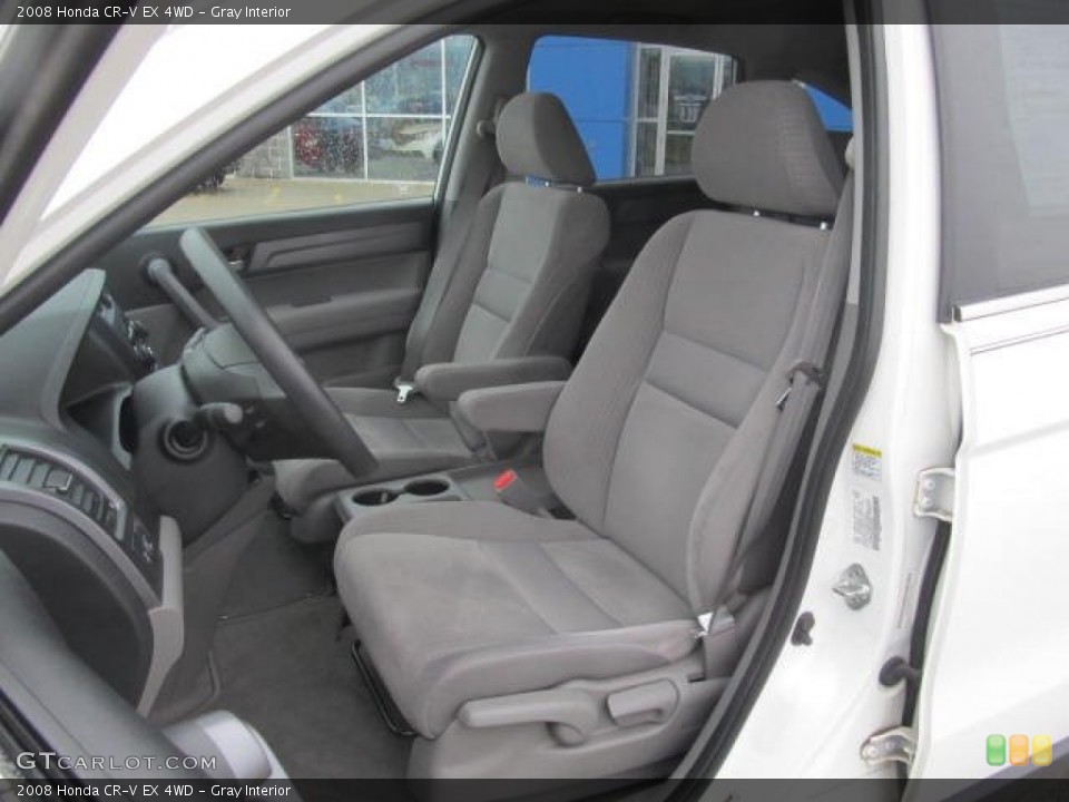 Gray Interior Front Seat for the 2008 Honda CR-V EX 4WD #77577083
