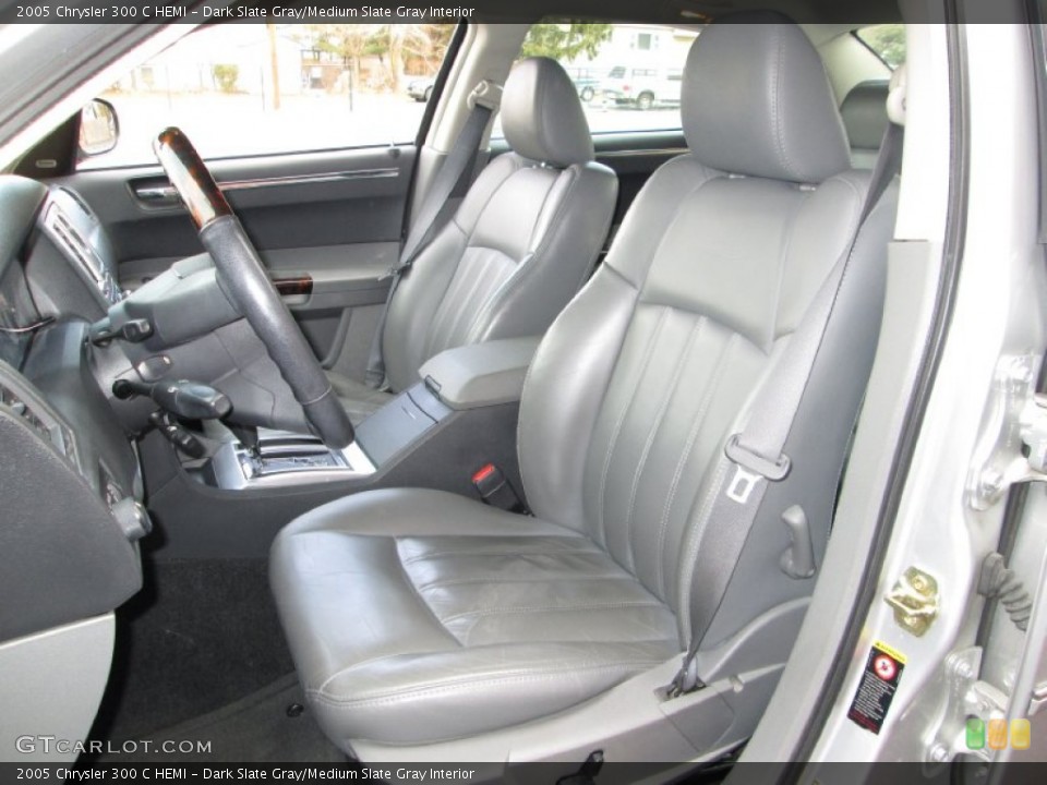 Dark Slate Gray/Medium Slate Gray Interior Front Seat for the 2005 Chrysler 300 C HEMI #77577162