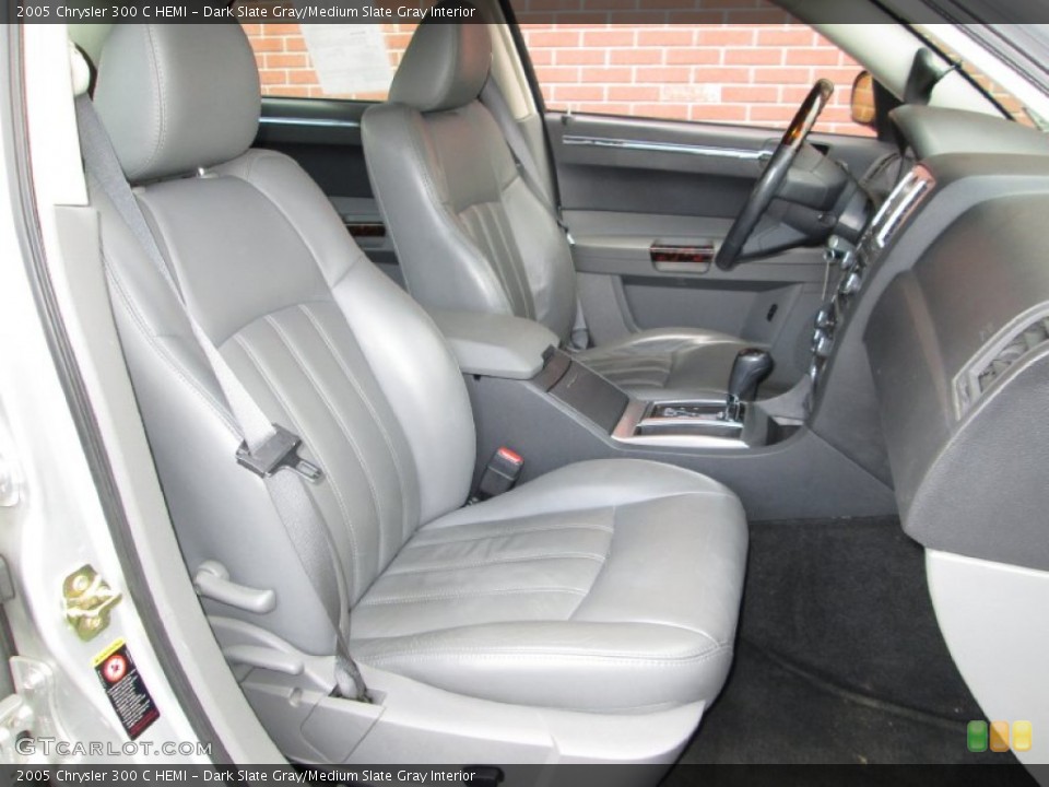 Dark Slate Gray/Medium Slate Gray Interior Front Seat for the 2005 Chrysler 300 C HEMI #77577183
