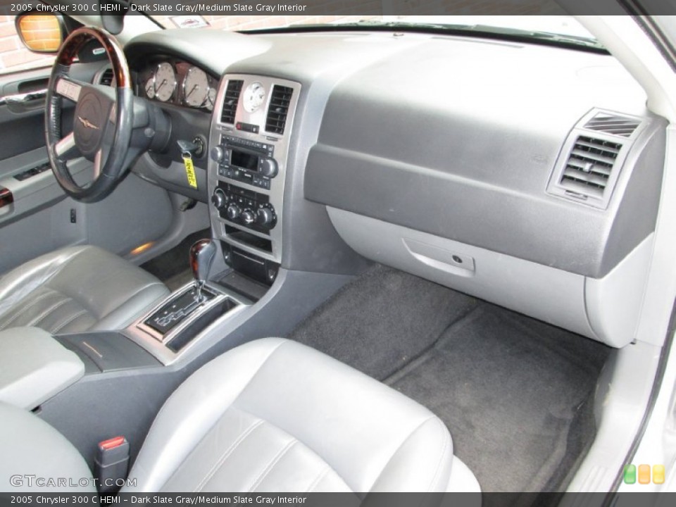 Dark Slate Gray/Medium Slate Gray Interior Dashboard for the 2005 Chrysler 300 C HEMI #77577239