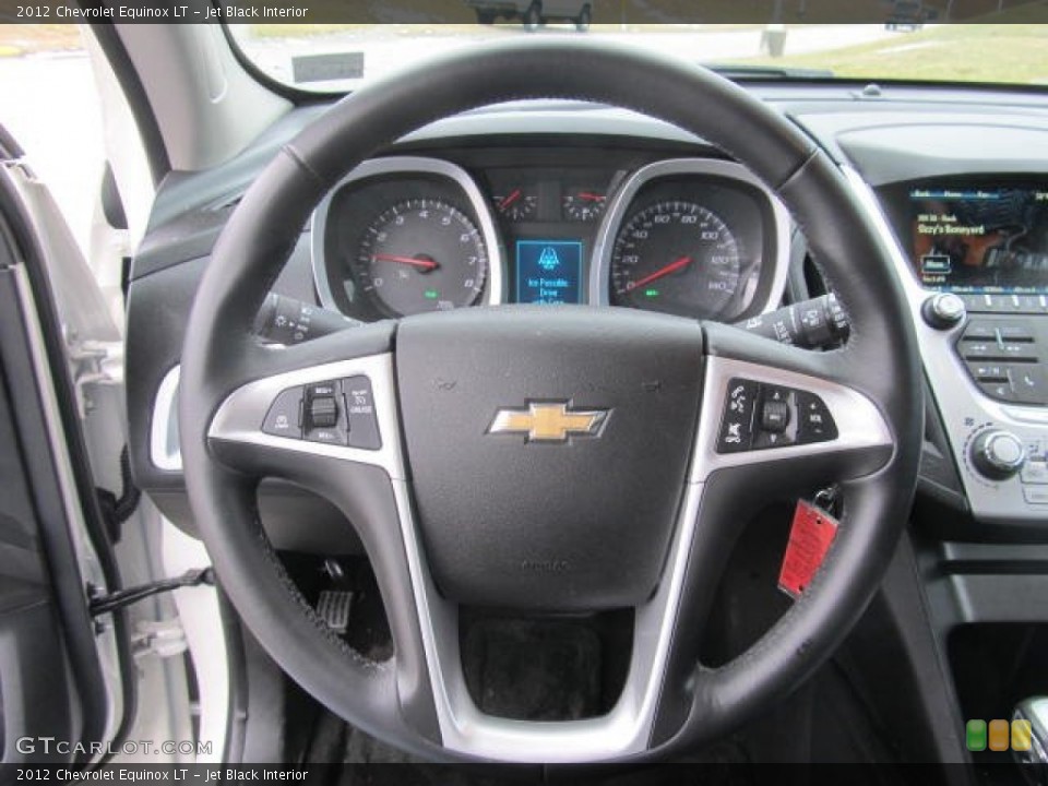 Jet Black Interior Steering Wheel for the 2012 Chevrolet Equinox LT #77577927