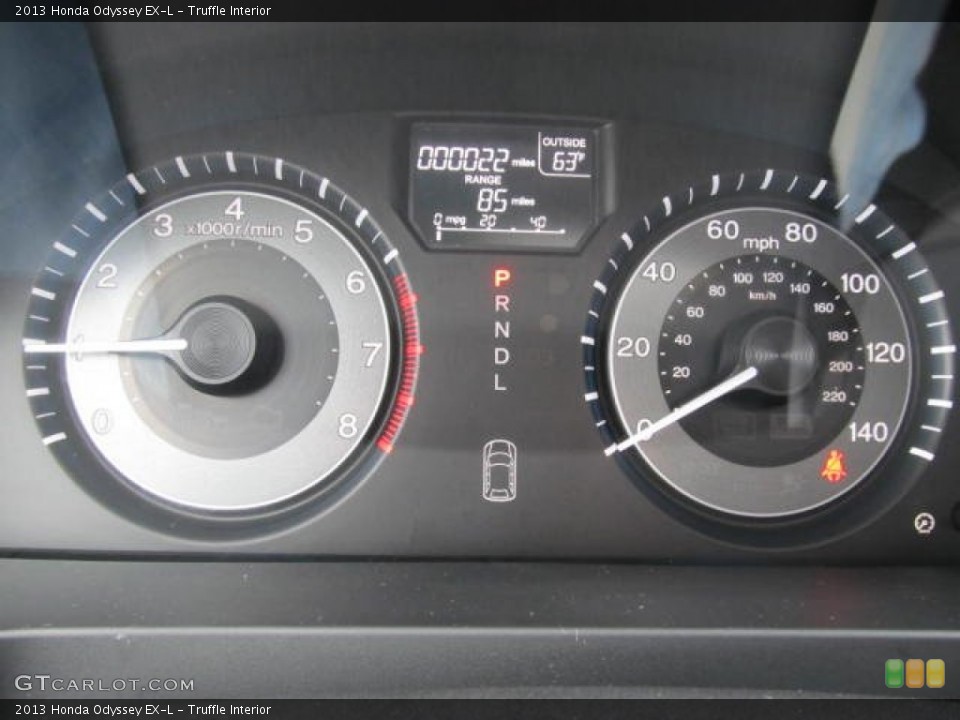 Truffle Interior Gauges for the 2013 Honda Odyssey EX-L #77578518