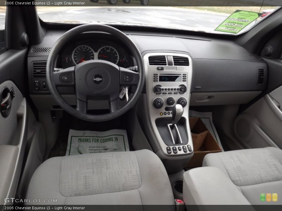 Light Gray Interior Prime Interior for the 2006 Chevrolet Equinox LS #77578689