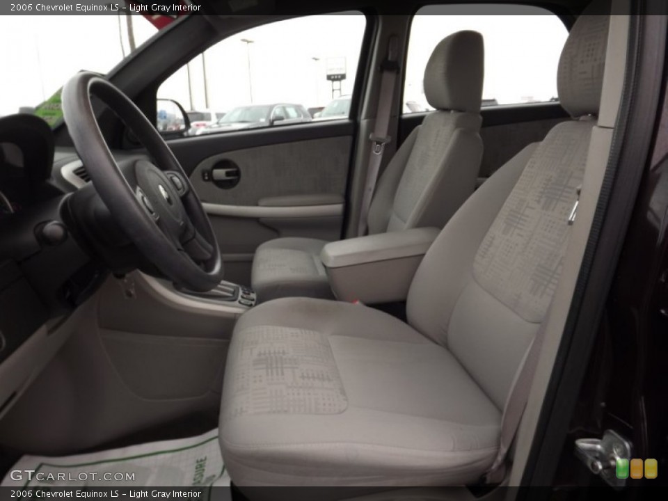 Light Gray Interior Front Seat For The 2006 Chevrolet
