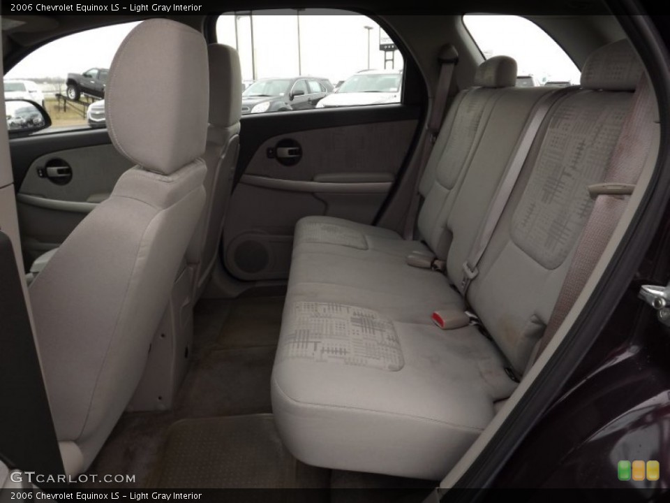 Light Gray Interior Rear Seat for the 2006 Chevrolet Equinox LS #77578804