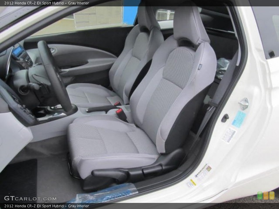 Gray Interior Photo for the 2012 Honda CR-Z EX Sport Hybrid #77579116