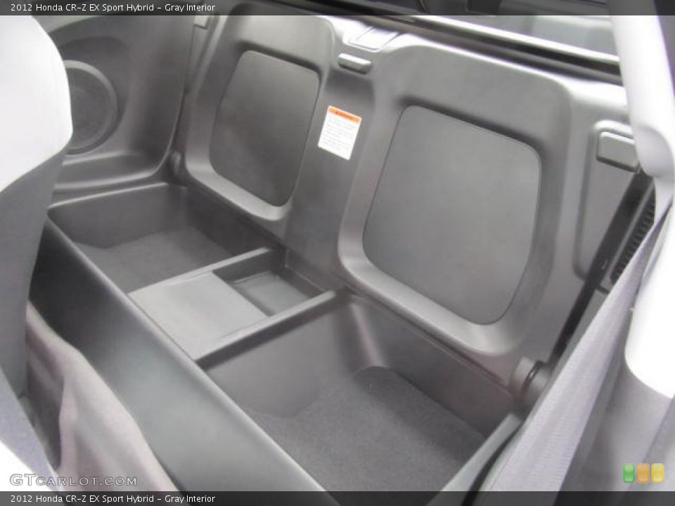 Gray Interior Rear Seat for the 2012 Honda CR-Z EX Sport Hybrid #77579136