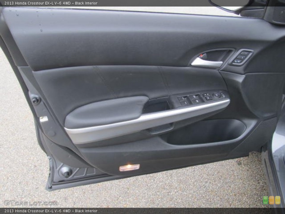 Black Interior Door Panel for the 2013 Honda Crosstour EX-L V-6 4WD #77579513