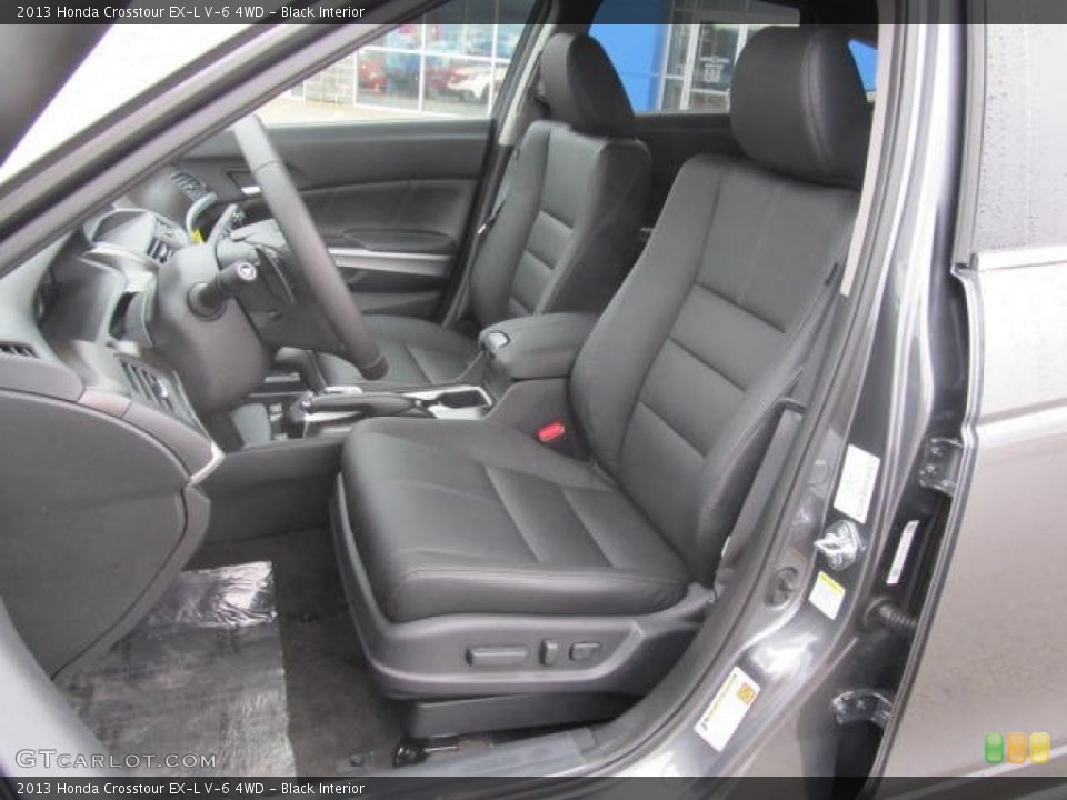 Black Interior Front Seat for the 2013 Honda Crosstour EX-L V-6 4WD #77579535
