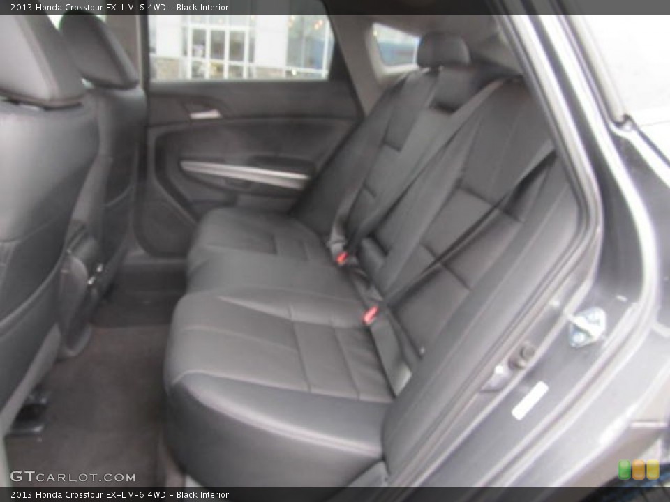 Black Interior Rear Seat for the 2013 Honda Crosstour EX-L V-6 4WD #77579553