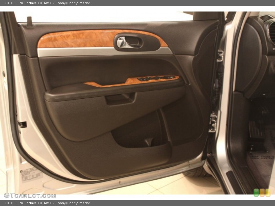 Ebony/Ebony Interior Door Panel for the 2010 Buick Enclave CX AWD #77579907