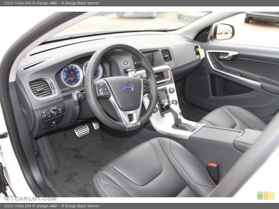 R Design Black Interior Photo for the 2013 Volvo S60 R-Design AWD #77580030