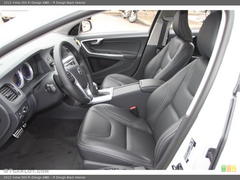 R Design Black 2013 Volvo S60 Interiors