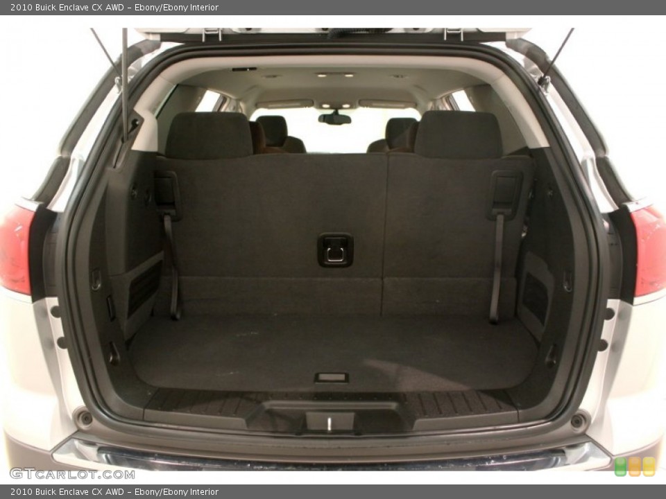 Ebony/Ebony Interior Trunk for the 2010 Buick Enclave CX AWD #77580213