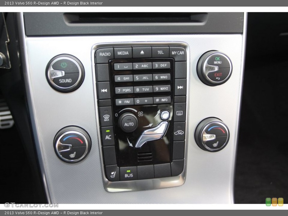 R Design Black Interior Controls for the 2013 Volvo S60 R-Design AWD #77580219