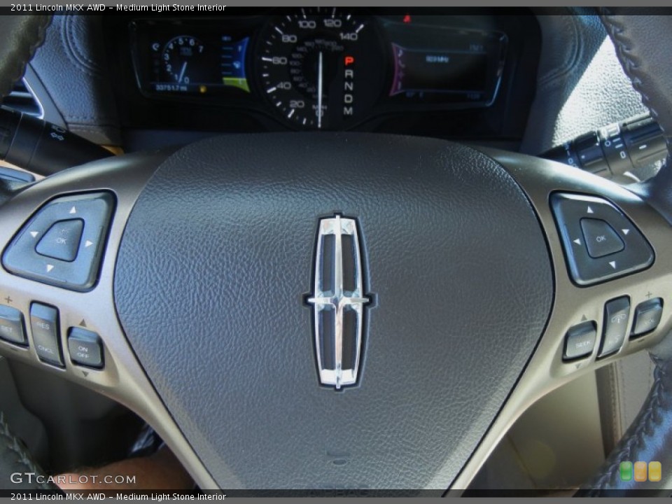 Medium Light Stone Interior Controls for the 2011 Lincoln MKX AWD #77580483