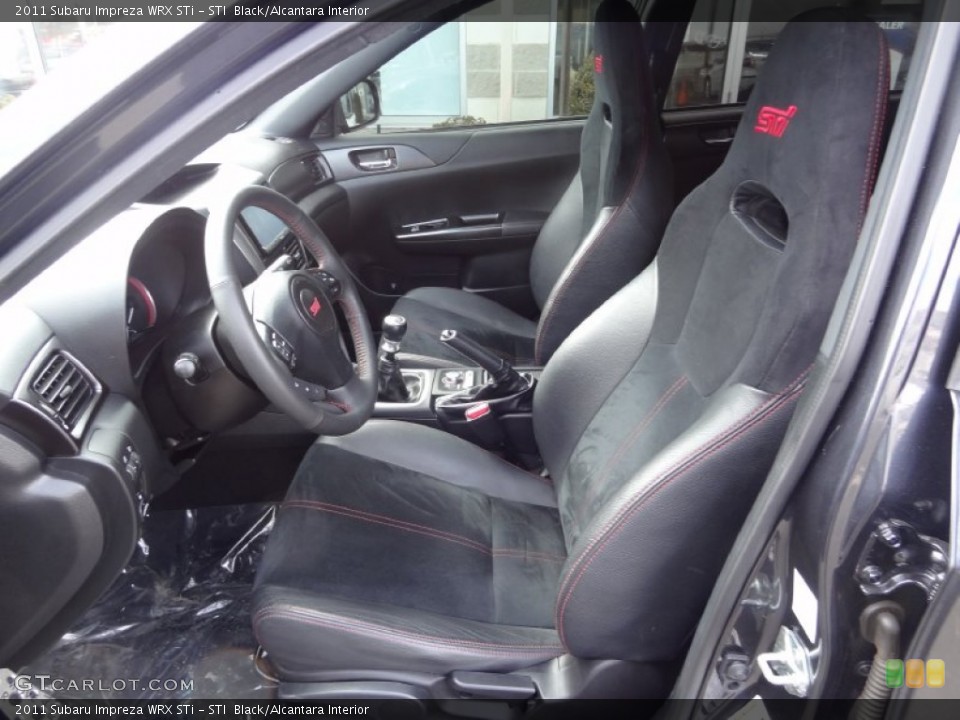 STI  Black/Alcantara Interior Photo for the 2011 Subaru Impreza WRX STi #77580621