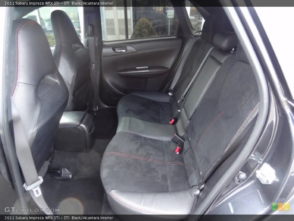 STI  Black/Alcantara Interior Rear Seat for the 2011 Subaru Impreza WRX STi #77580697