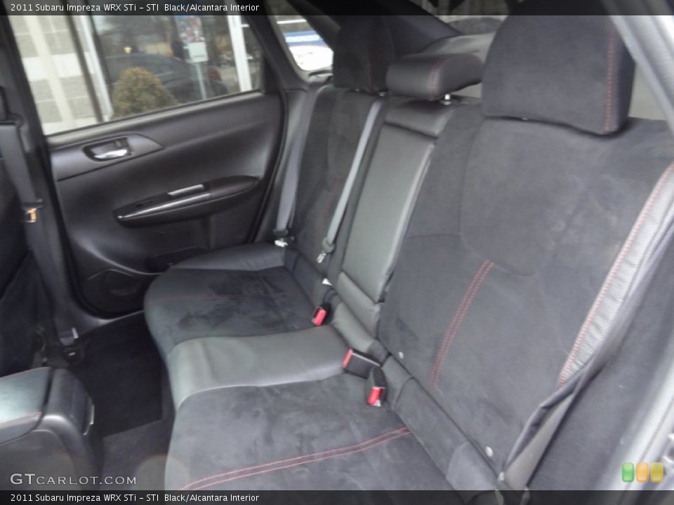 STI  Black/Alcantara Interior Rear Seat for the 2011 Subaru Impreza WRX STi #77580739