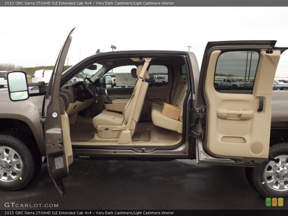 Very Dark Cashmere/Light Cashmere Interior Photo for the 2013 GMC Sierra 2500HD SLE Extended Cab 4x4 #77580744