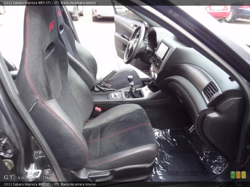 STI  Black/Alcantara Interior Front Seat for the 2011 Subaru Impreza WRX STi #77580798