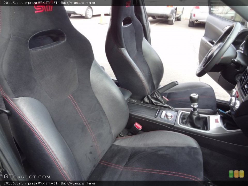 STI  Black/Alcantara Interior Front Seat for the 2011 Subaru Impreza WRX STi #77580844