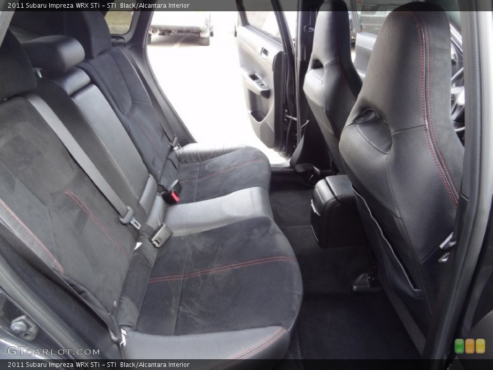 STI  Black/Alcantara Interior Rear Seat for the 2011 Subaru Impreza WRX STi #77580864