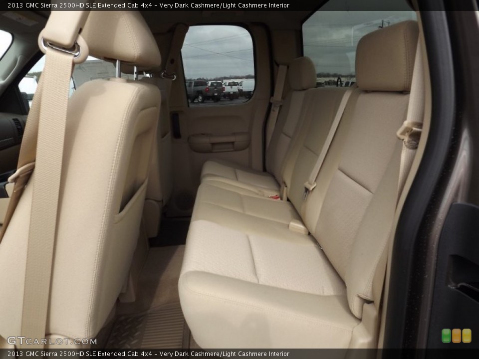 Very Dark Cashmere/Light Cashmere Interior Rear Seat for the 2013 GMC Sierra 2500HD SLE Extended Cab 4x4 #77580876