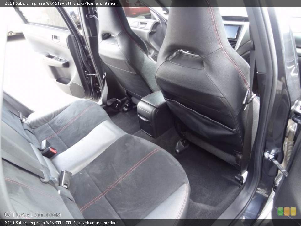 STI  Black/Alcantara Interior Rear Seat for the 2011 Subaru Impreza WRX STi #77580888