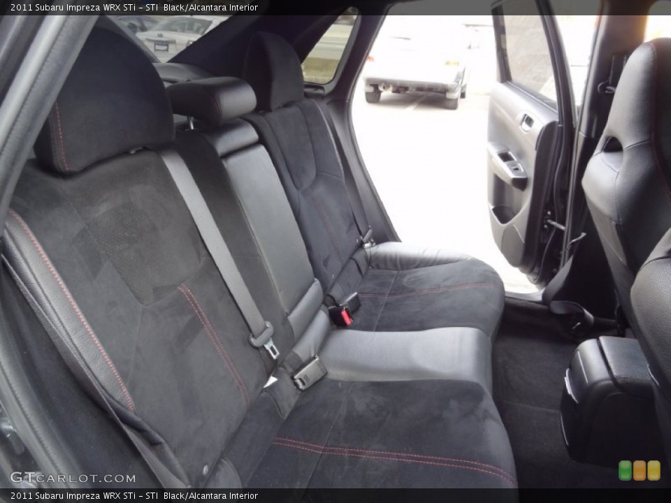 STI  Black/Alcantara Interior Rear Seat for the 2011 Subaru Impreza WRX STi #77580917