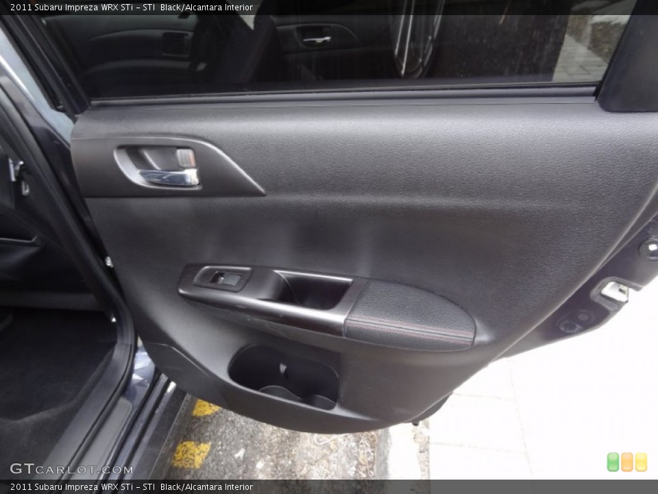 STI  Black/Alcantara Interior Door Panel for the 2011 Subaru Impreza WRX STi #77580940