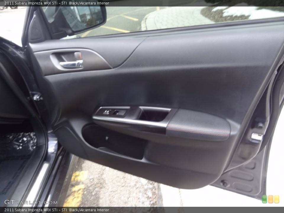 STI  Black/Alcantara Interior Door Panel for the 2011 Subaru Impreza WRX STi #77580962