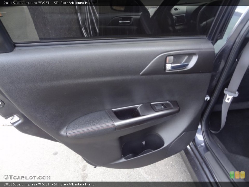 STI  Black/Alcantara Interior Door Panel for the 2011 Subaru Impreza WRX STi #77580989