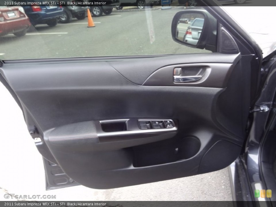 STI  Black/Alcantara Interior Door Panel for the 2011 Subaru Impreza WRX STi #77581008
