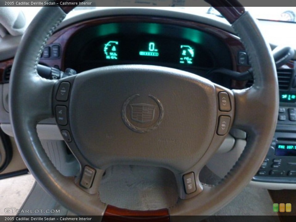 Cashmere Interior Steering Wheel for the 2005 Cadillac DeVille Sedan #77581237