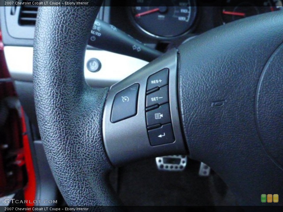 Ebony Interior Controls for the 2007 Chevrolet Cobalt LT Coupe #77581344