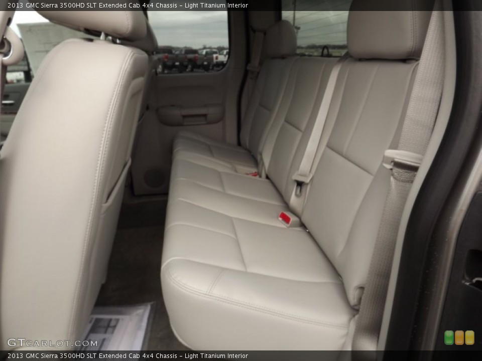 Light Titanium Interior Rear Seat for the 2013 GMC Sierra 3500HD SLT Extended Cab 4x4 Chassis #77581405