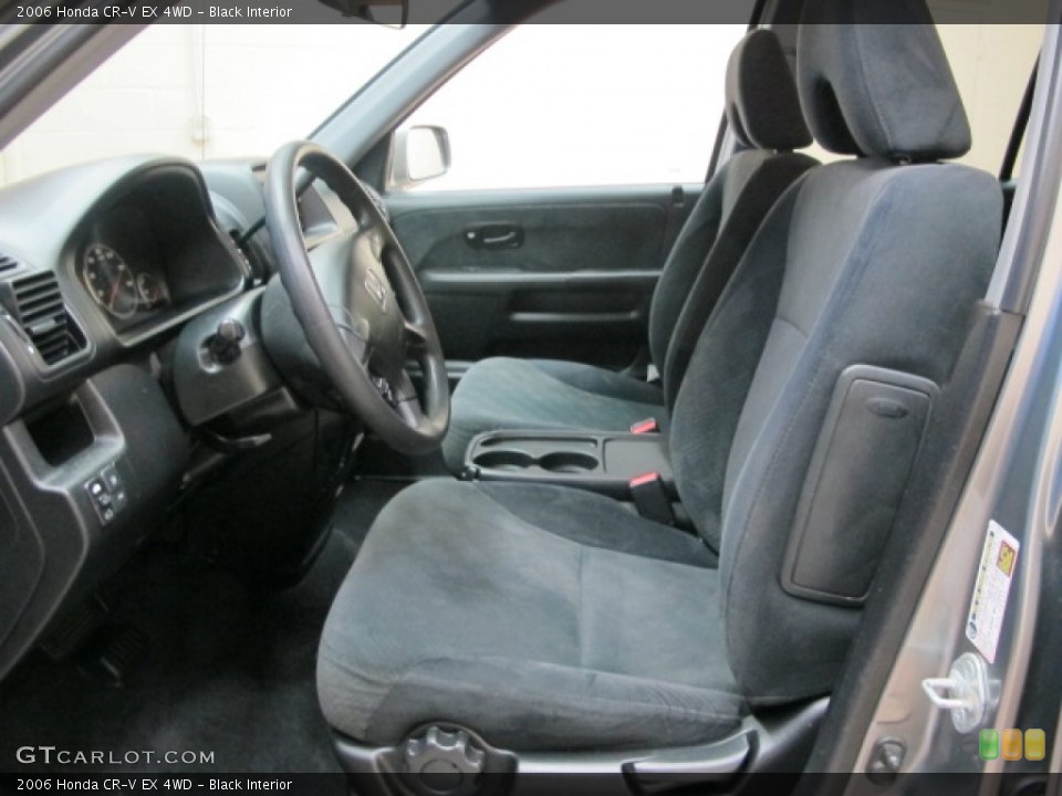 Black Interior Front Seat for the 2006 Honda CR-V EX 4WD #77581983