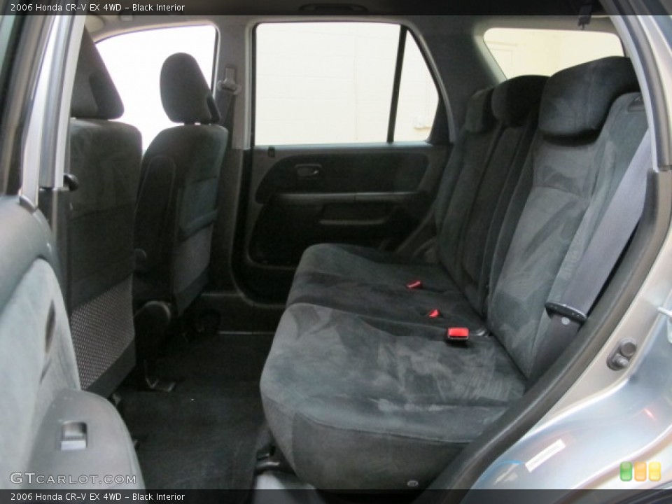 Black Interior Rear Seat for the 2006 Honda CR-V EX 4WD #77582034